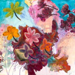 Blå blomster af Gytte Holst