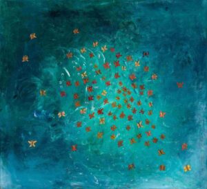 Sommerfuglesværm af Gytte Holst